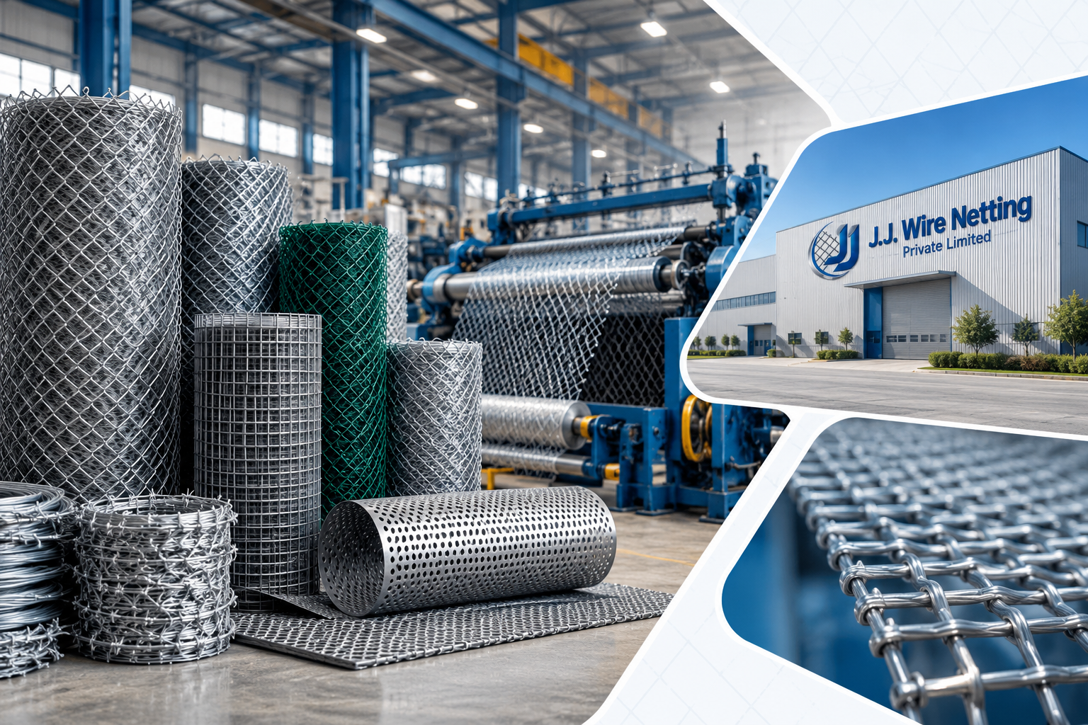 J.J. Wire Netting wire mesh manufacturing